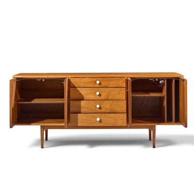 Kipp Stewart Kipp Stewart for Drexel Declaration Mid Century Walnut Credenza