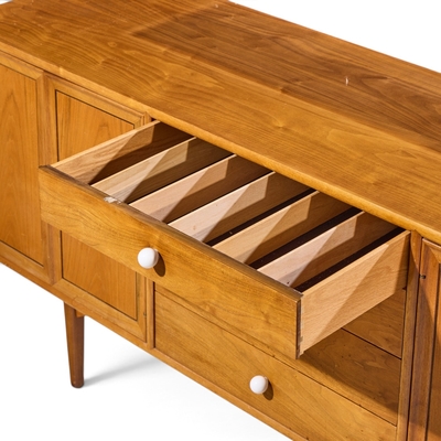 Kipp Stewart Kipp Stewart for Drexel Declaration Mid Century Walnut Credenza