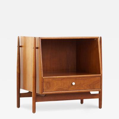 Kipp Stewart Kipp Stewart for Drexel Declaration Mid Century Walnut Floating Nightstand