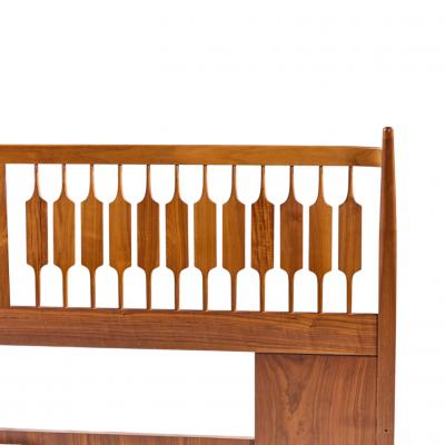 Kipp Stewart Kipp Stewart for Drexel Declaration Mid Century Walnut King Headboard