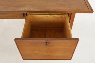 Kipp Stewart Kipp Stewart for Drexel Declaration Mid Century Walnut Writing Desk