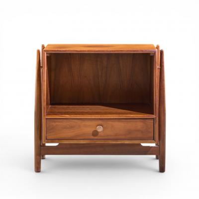 Kipp Stewart Kipp Stewart for Drexel Declaration Midcentury Walnut Floating Nightstand Pair