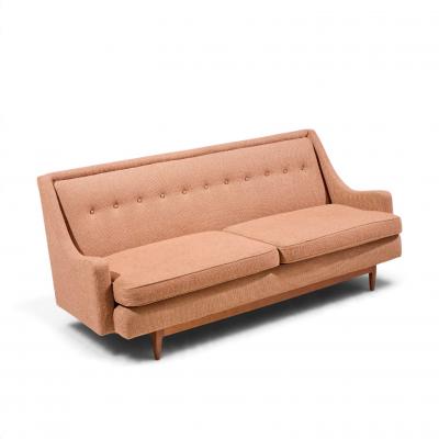 Kipp Stewart Kipp Stewart for Drexel Mid Century Walnut Sofa