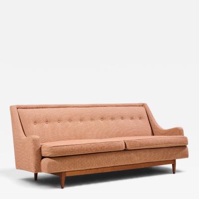 Kipp Stewart Kipp Stewart for Drexel Mid Century Walnut Sofa