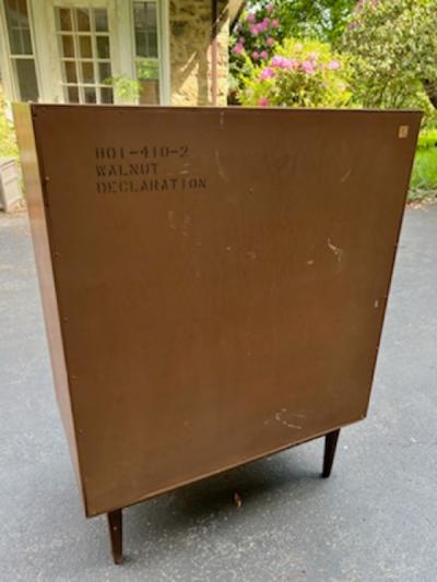 Kipp Stewart SUPERB MID CENTURY HIGH CHEST BY KIPP STEWART FOR DREXEL