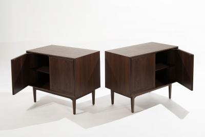 Kipp Stewart Set of Walnut Cabinets by Kipp Stewart C 1950s