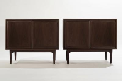 Kipp Stewart Set of Walnut Cabinets by Kipp Stewart C 1950s