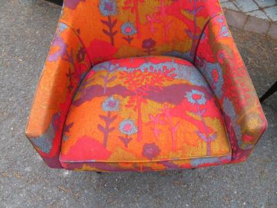 Kipp Stewart Stunning Pair Kipp Stewart Dining Armchairs Jack Lenor Larsen Calvin Furniture