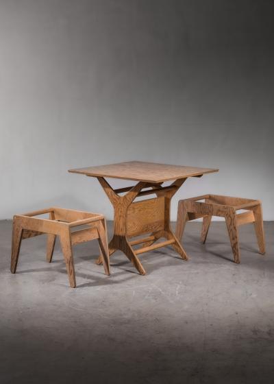 Klaus Grabe Klaus Grabe table and stools