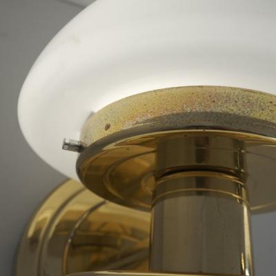 Klaus Michalik Pair of Bau Wall Lamps in Brass Klaus Michalik Orno 1980s