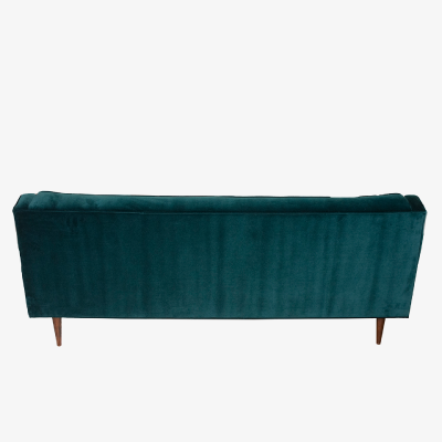 Knoll Era Sofa in Emerald Green Performance Velvet