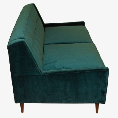 Knoll Era Sofa in Emerald Green Performance Velvet
