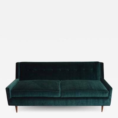 Knoll Era Sofa in Emerald Green Performance Velvet