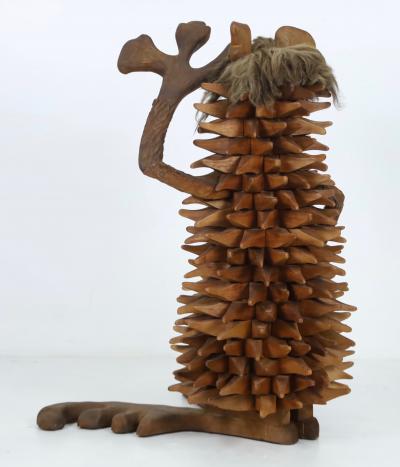 Knud Albert Massive One Of A Kind Scandinavian Modern Troll Sculpture by Knud Albert
