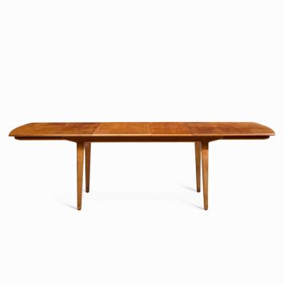 Knud Andersen for JCA Jensen Mid Century Danish Teak Hidden Leaf Dining Table