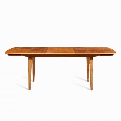 Knud Andersen for JCA Jensen Mid Century Danish Teak Hidden Leaf Dining Table