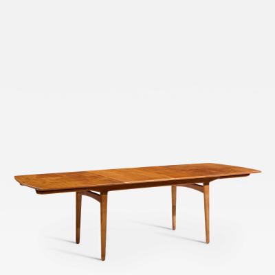 Knud Andersen for JCA Jensen Mid Century Danish Teak Hidden Leaf Dining Table