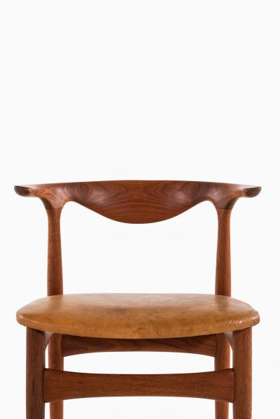 Knud Faerch Knud F rch Chairs Model SM 521 Cowhorn Chair Produced by Slagelse M belfabrik