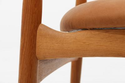 Knud Faerch Set of Eight Danish Dining Chairs Cowhorn Chair by Knud Faerch