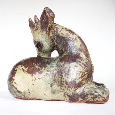 Knud Kyhn Knud Kyhn storeware deer for Royal Copenhagen Denmark 1950