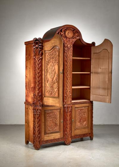 Knut Fjaestad Knut Fjaestad Art Nouveau cabinet Sweden early 20th century
