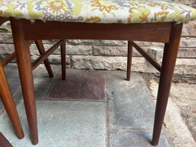 Koefoeds Hornslet Fantastic Set 6 Koefoed Hornslet Teak Ladder Back Dining Chairs