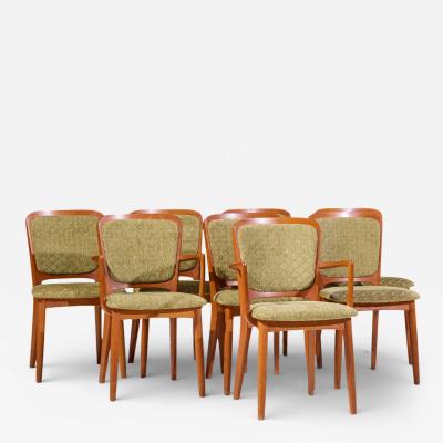 Koefoeds Hornslet Koefoeds Hornslet Mid Century Danish Teak Dining Chairs Set of 8