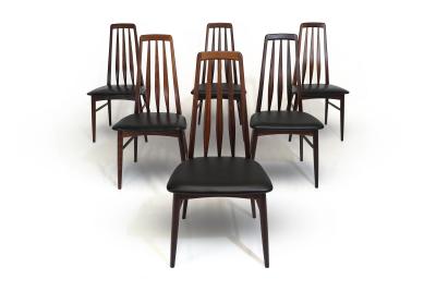 Koefoeds Hornslet Rosewood Niels Koefoed Eva Dining Chairs
