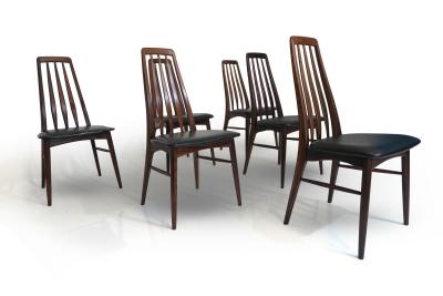 Koefoeds Hornslet Rosewood Niels Koefoed Eva Dining Chairs