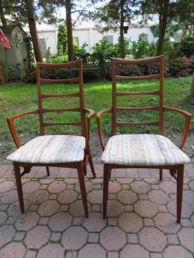 Koefoeds Hornslet Set of Six Koefoeds Hornslet Teak Dining Chairs Midcentury Danish