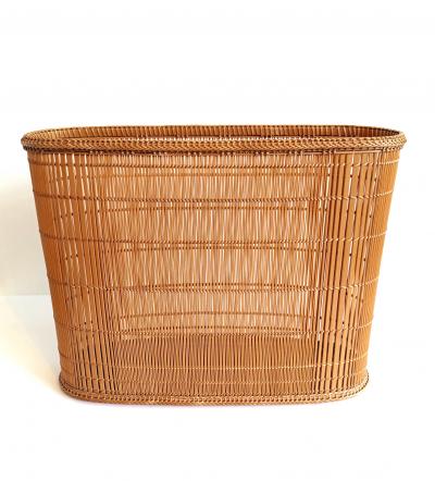 Koide Bunsei Contemporary Japanese Bamboo Basket Ikebana by Koide Bunsei