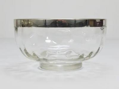 Koloman Moser Koloman Moser Art Nouveau Meteor Bowl With Silver Rim Bakalowits Vienna 1900s