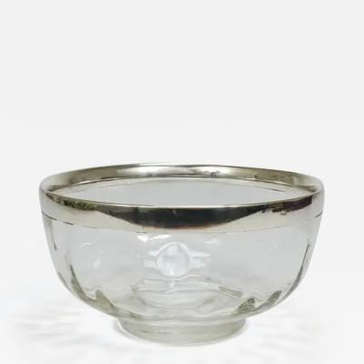 Koloman Moser Koloman Moser Art Nouveau Meteor Bowl With Silver Rim Bakalowits Vienna 1900s