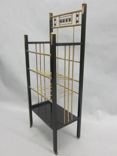 Koloman Moser Viennese Secession Etagere Magazine Stand in the Style of Koloman Moser