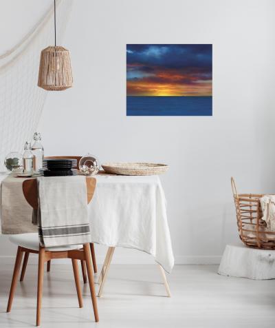 Kona Sunset Contemporary Giclee Print by Dario Campanile