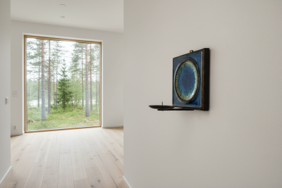 Konrad Galaaen Chamotte Wall Sconce by Konrad Galaaen Norway 1960s