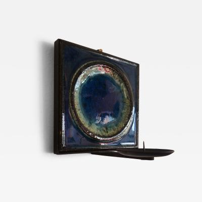 Konrad Galaaen Chamotte Wall Sconce by Konrad Galaaen Norway 1960s