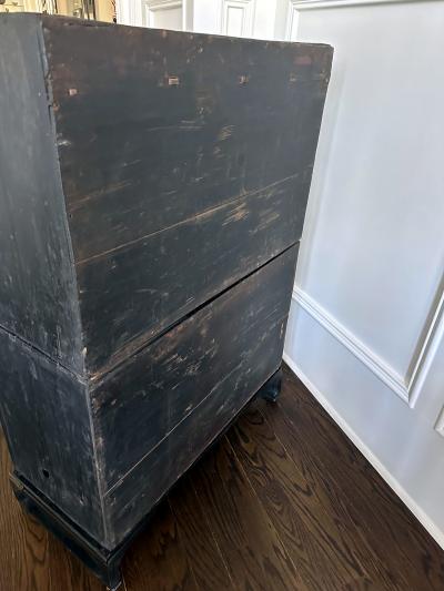 Korean Antique Wood Stacking Nong Cabinets