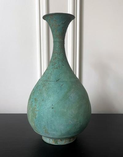 Korean Bronze Bottle Goryeo Dynasty