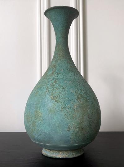 Korean Bronze Bottle Goryeo Dynasty