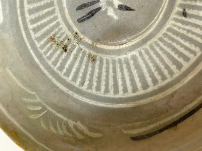 Korean Celadon Inlay Plate Goryeo Period