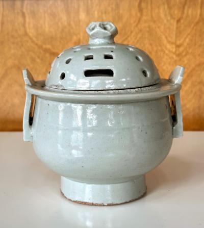 Korean Celadon Ritual Incense Burner Joseon Dynasty