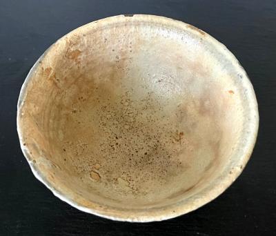 Korean Ceramic Buncheong Ware Tea Bowl Early Joseon Dynasty