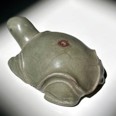 Korean Ceramic Celadon Turtle Form Water Dropper Goryeo Period