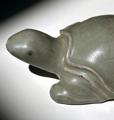 Korean Ceramic Celadon Turtle Form Water Dropper Goryeo Period