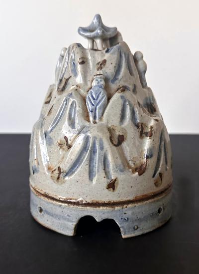 Korean Ceramic Scholar Brush Rest Joseon Dynasty