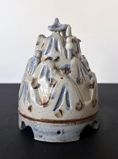 Korean Ceramic Scholar Brush Rest Joseon Dynasty