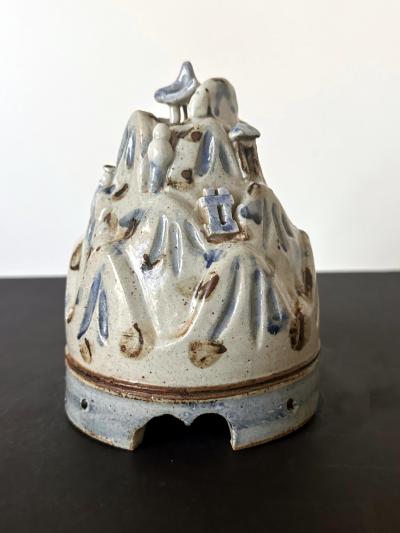 Korean Ceramic Scholar Brush Rest Joseon Dynasty