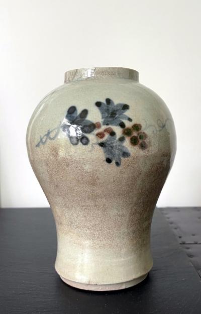 Korean Ceramic Storage Jar Joseon Dynasty