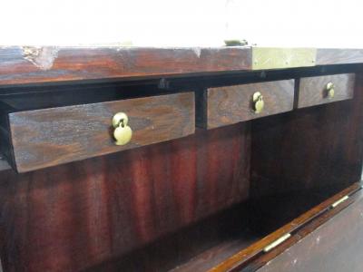 Korean Elm Tansu Chest with Brass Hardware